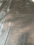 Vintage Chanel Leather Skirt Size M