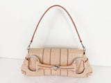 Gucci Crocodile Horsebit Shoulder Bag