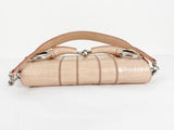 Gucci Crocodile Horsebit Shoulder Bag
