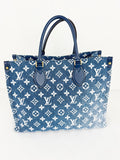 Louis Vuitton Denim On The Go Tote MM