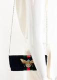 Moyna Beaded Bee Shoulder Bag