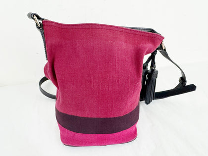 Burberry Canvas Bucket Bag