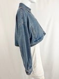 NEW Prada Cropped Denim Jacket Size XS