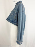 NEW Prada Cropped Denim Jacket Size XS
