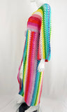 Rose Carmine Crochet Cover-Up