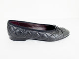 Chanel Quilted Ballet Flats Size 7.5
