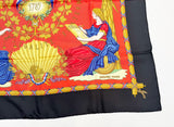 Hermes Vintage Republique Francaise Liberte Egalite Silk Scarf