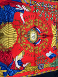 Hermes Vintage Republique Francaise Liberte Egalite Silk Scarf
