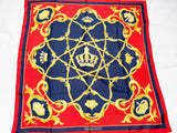 Hermes Vintage Couronnes Silk Scarf