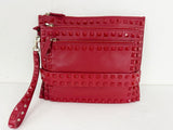 Valentino Garvani Triple Zip Clutch
