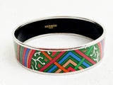 Hermes Wide Enamel Bracelet