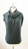 NEW Lanvin Green Scarf Sweater Size L