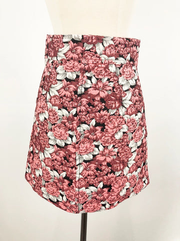 NEW Sandro Floral Mini Skirt Designer Size S