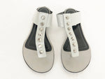 NEW Balenciaga Grey Leather Sandal Size 7