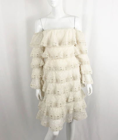 NEW Zimmermann Tiered Dress Size S / 6 US