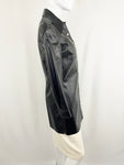 Calvin Klein 205W39 NYC Leather Shirt Size 4