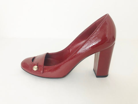 Red Patent Leather Pump Size 8