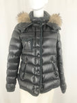 NEW Moncler Armoise Giubbotto Jacket W/Raccoon Trim Size 4