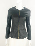 The Row Lambskin Anasta Jacket Size 6