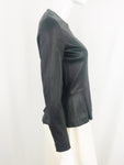 The Row Lambskin Anasta Jacket Size 6