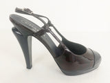 Chanel Patent Cap-Toe Slingback Size 11