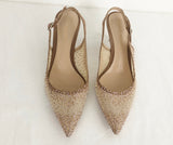 Gianvito Rossi Embellished Slingback Size 7