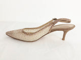 Gianvito Rossi Embellished Slingback Size 7