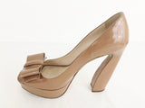 Bow Peep Toe Platform Pump Size 5.5
