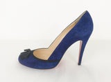 Christian Louboutin Blue Suede Pumps Size 9.5