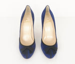 Christian Louboutin Blue Suede Pumps Size 9.5