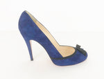 Christian Louboutin Blue Suede Pumps Size 9.5