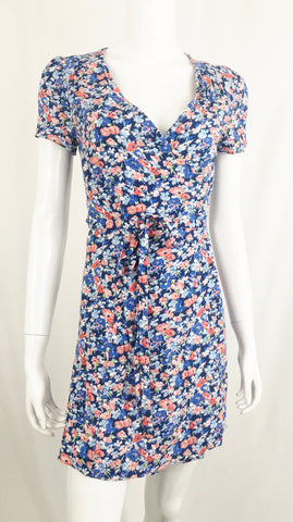 Sezane Floral Wrap Dress Size 4