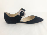 Jimmy Choo Suede Mary Jane Flats Size 7