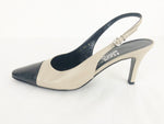 Salvatore Ferragamo Cap-Toe Slingback Pump Size 9.5