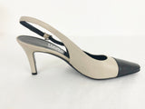 Salvatore Ferragamo Cap-Toe Slingback Pump Size 9.5