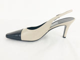 Salvatore Ferragamo Cap-Toe Slingback Pump Size 9.5