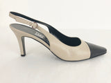 Salvatore Ferragamo Cap-Toe Slingback Pump Size 9.5