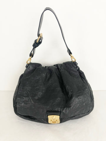 Marc Jacobs Leather Monogram Shoulder Bag