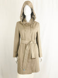 Burberry Trench Coat with Hood Size 6