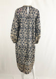 Patterned Long Sleeve Dress Size S