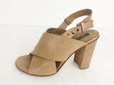 Alberto Fermani Criss-Cross Leather Sandal Size 7.5