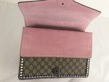 New Gucci Dionysus GG Supreme Crystal Shoulder Bag