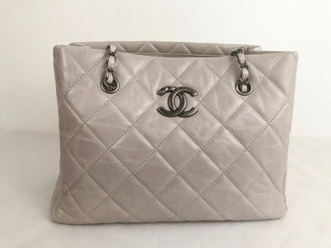 NEW Chanel Leather Shopping Tote