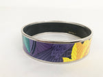 Wide Enamel Bracelet