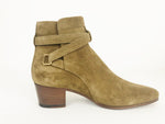 NEW Suede Boots Size 36.5 It (6.5 Us)