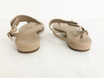 Chanel CC Leather T-Strap Sandals Size 6