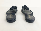 Chanel Camellia Leather Sandal Size 6.5