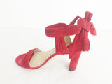 Jimmy Choo Red Suede Sandal Size 6