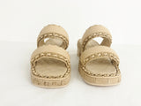 NEW Chanel Chain Accent Sandal Size 7