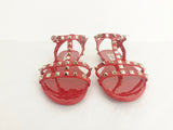 Valentino Rockstud Rubber Sandal Size 7